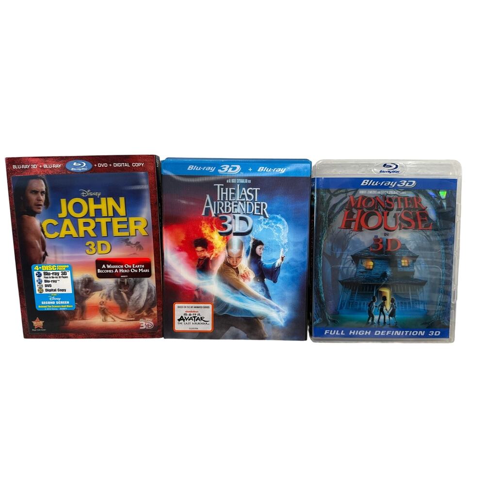 3d Blu-ray DVD bundle (3)